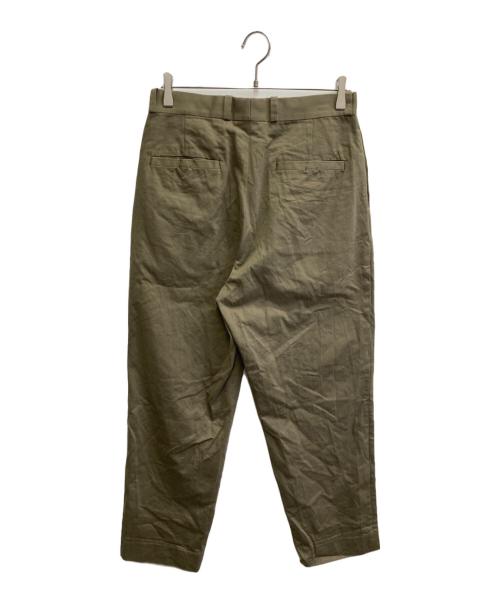 YAECA（ヤエカ）YAECA (ヤエカ) チノ タックテーパード グリーン サイズ:76cm (W30)の古着・服飾アイテム