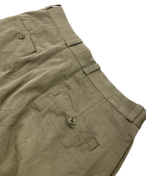 YAECA（ヤエカ）YAECA (ヤエカ) チノ タックテーパード グリーン サイズ:76cm (W30)の古着・服飾アイテム