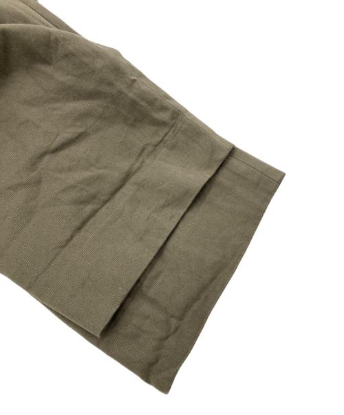 YAECA（ヤエカ）YAECA (ヤエカ) チノ タックテーパード グリーン サイズ:76cm (W30)の古着・服飾アイテム