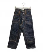 SUGARHILLシュガーヒル）の古着「Classic Double Knee Denim Pants」｜ネイビー