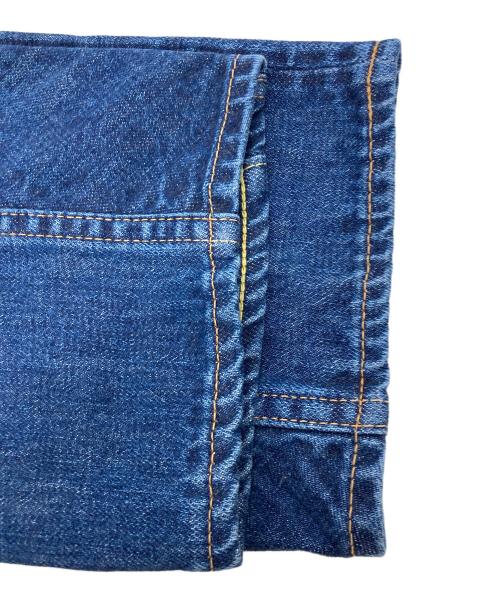 SCYEBASICS（サイベーシックス）SCYEBASICS (サイベーシックス) Selvedge Denim Used Wash Peg Top Jeans ホワイト サイズ:68.5cm (W27)の古着・服飾アイテム