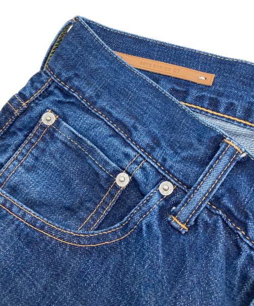 SCYEBASICS（サイベーシックス）SCYEBASICS (サイベーシックス) Selvedge Denim Used Wash Peg Top Jeans ホワイト サイズ:68.5cm (W27)の古着・服飾アイテム