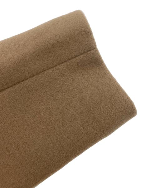 anuans（アニュアンス）anuans (アニュアンス) ウールダブルクロスリバーショートジャケット ブラウン サイズ:Mの古着・服飾アイテム