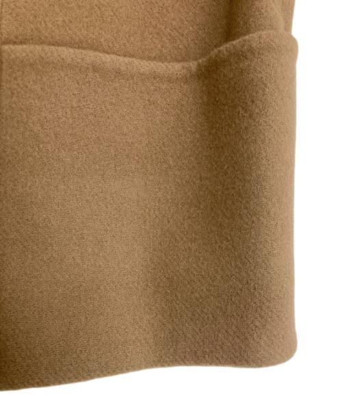 anuans（アニュアンス）anuans (アニュアンス) ウールダブルクロスリバーショートジャケット ブラウン サイズ:Mの古着・服飾アイテム