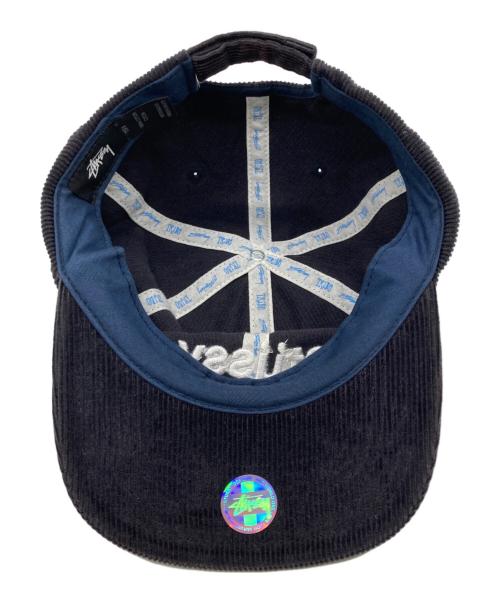stussy（ステューシー）stussy (ステューシー) コーデュロイキャップ ブラックの古着・服飾アイテム
