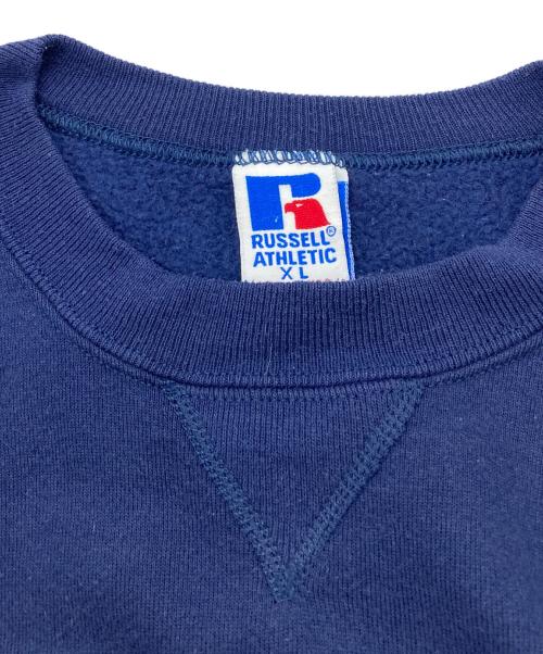 RUSSELL ATHLETIC（ラッセルアスレチック）RUSSELL ATHLETIC (ラッセルアスレチック) プリントスウェット ネイビー サイズ:XLの古着・服飾アイテム