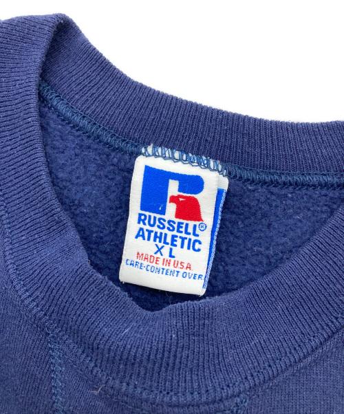 RUSSELL ATHLETIC（ラッセルアスレチック）RUSSELL ATHLETIC (ラッセルアスレチック) プリントスウェット ネイビー サイズ:XLの古着・服飾アイテム