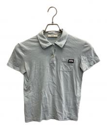 PRADA（プラダ）の古着「ポロシャツ」｜ブルー