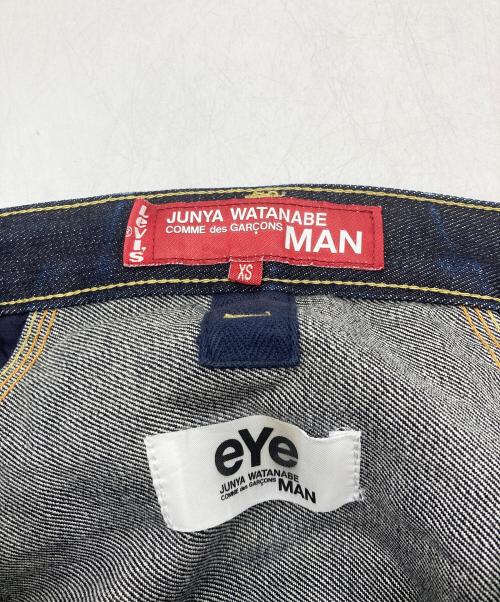 eYe COMME des GARCONS JUNYAWATANABE MAN（アイ コム デ ギャルソン ジュンヤ ワタナベ マン）eYe COMME des GARCONS JUNYAWATANABE MAN (アイ コム デ ギャルソン ジュンヤ ワタナベ マン) LEVI'S (リーバイス) デニムパンツ ネイビー サイズ:XSの古着・服飾アイテム