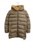 DUVETICAデュベティカ）の古着「CARYSDUE ダウンコート」｜ブラウン