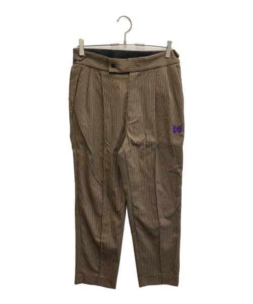Needles（ニードルズ）Needles (ニードルズ) 2タックパンツ ブラウン サイズ:Sの古着・服飾アイテム