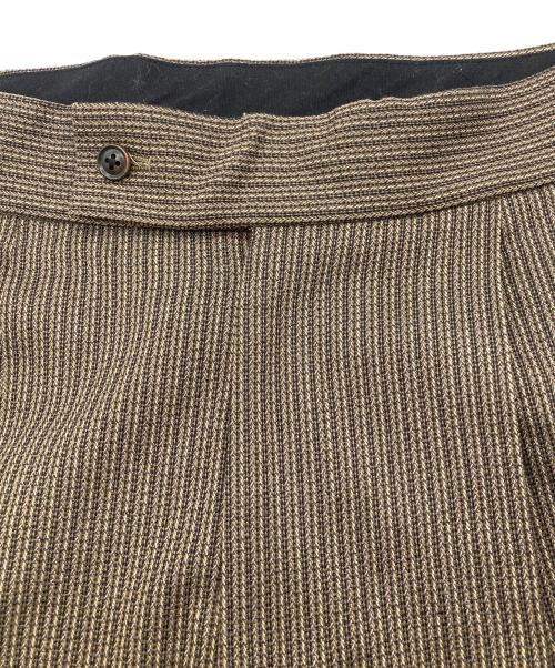 Needles（ニードルズ）Needles (ニードルズ) 2タックパンツ ブラウン サイズ:Sの古着・服飾アイテム