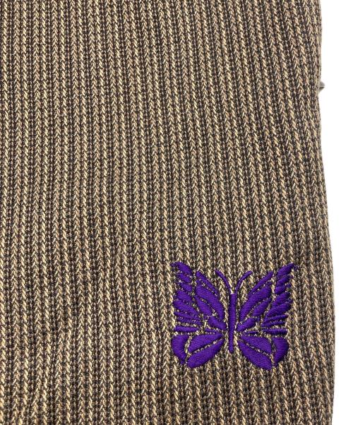 Needles（ニードルズ）Needles (ニードルズ) 2タックパンツ ブラウン サイズ:Sの古着・服飾アイテム