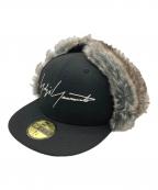New Era×Yohji Yamamoto pour hommeニューエラ×ヨウジヤマモト プールオム）の古着「5950 DE YY LOGO / キャップ」｜ブラック