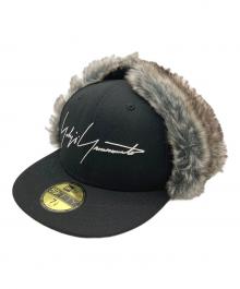 New Era×Yohji Yamamoto pour homme（ニューエラ×ヨウジヤマモト プールオム）の古着「5950 DE YY LOGO / キャップ」｜ブラック