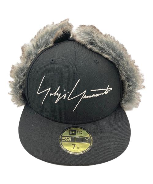 New Era（ニューエラ）New Era (ニューエラ) Yohji Yamamoto pour homme (ヨウジヤマモト プールオム) 5950 DE YY LOGO / キャップ ブラック サイズ:56.8ｃｍの古着・服飾アイテム