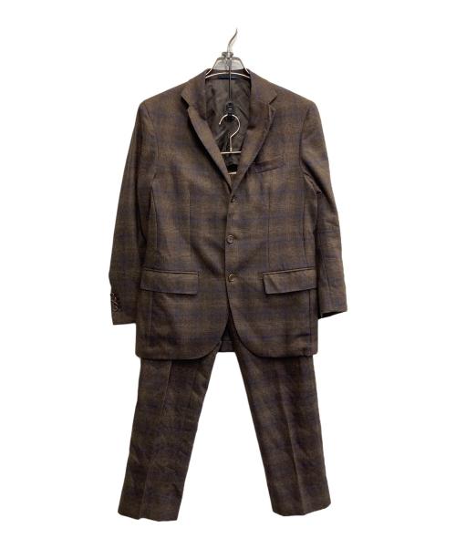 De Petrillo（デペトリロ）De Petrillo (デペトリロ) Napoli セットアップスーツ ブラウン サイズ:48の古着・服飾アイテム