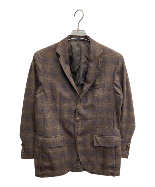 De Petrillo（デペトリロ）De Petrillo (デペトリロ) Napoli セットアップスーツ ブラウン サイズ:48の古着・服飾アイテム
