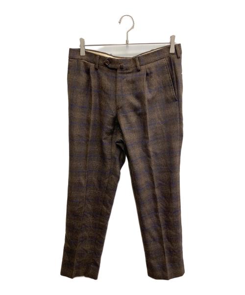 De Petrillo（デペトリロ）De Petrillo (デペトリロ) Napoli セットアップスーツ ブラウン サイズ:48の古着・服飾アイテム