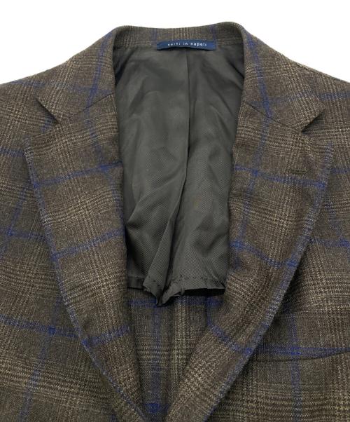 De Petrillo（デペトリロ）De Petrillo (デペトリロ) Napoli セットアップスーツ ブラウン サイズ:48の古着・服飾アイテム