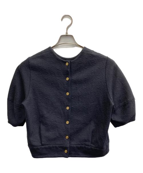 TOMORROW LAND（トゥモローランド）TOMORROW LAND (トゥモローランド) ナップコットン 2-wayプルオーバー ネイビー サイズ:Sの古着・服飾アイテム