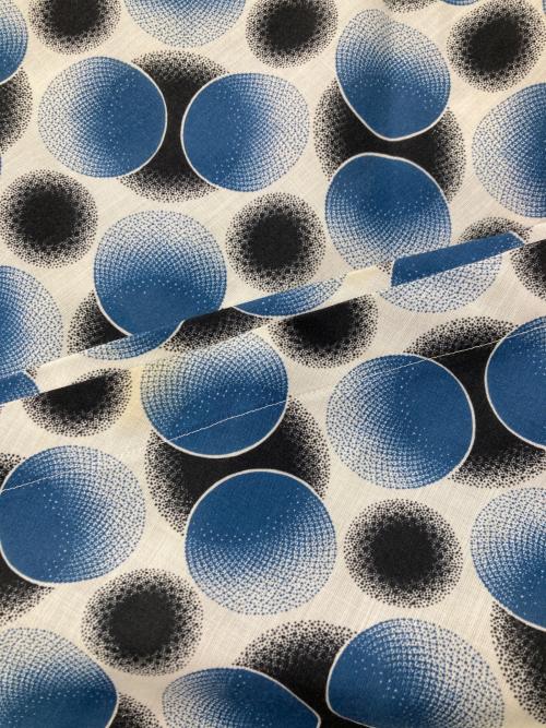 ROBE DE CHAMBRE COMME DES GARCONS（ローブドシャンブル コムデギャルソン）ROBE DE CHAMBRE COMME DES GARCONS (ローブドシャンブル コムデギャルソン) 総柄変形スカート【AD1998】 ブルー サイズ:表記なしの古着・服飾アイテム