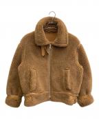 FRAY IDフレイ アイディー）の古着「シングルボンバージャケット」｜ブラウン