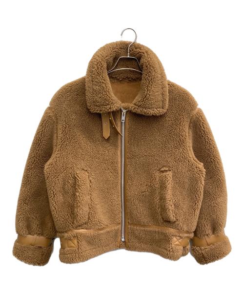 FRAY ID（フレイ アイディー）FRAY ID (フレイ アイディー) シングルボンバージャケット ブラウン サイズ:1の古着・服飾アイテム