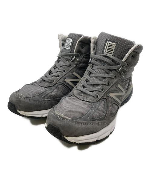NEW BALANCE（ニューバランス）NEW BALANCE (ニューバランス) MO990GR4 ハイカットスニーカー グレー サイズ:26㎝の古着・服飾アイテム