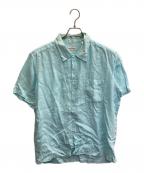 Norm Thompsonノームトンプソン）の古着「ヴィンテージリネンシャツ」｜ブルー
