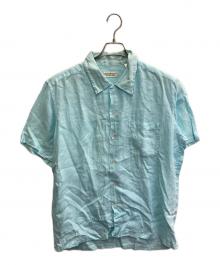 Norm Thompson（ノームトンプソン）の古着「ヴィンテージリネンシャツ」｜ブルー