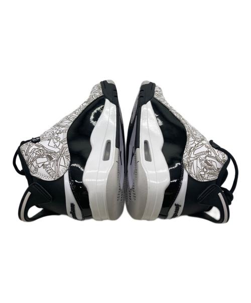 NIKE（ナイキ）NIKE (ナイキ) NIKE AIR JORDAN DUB ZERO ブラック×ホワイト サイズ:24の古着・服飾アイテム