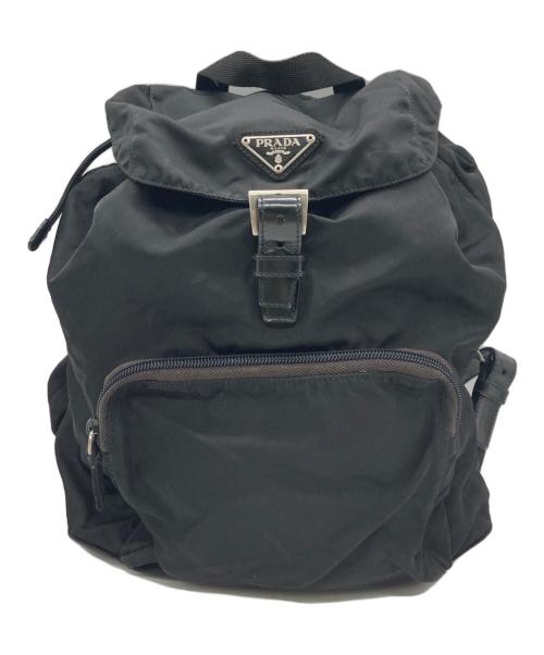 PRADA（プラダ）PRADA (プラダ) ナイロンバックパック ブラックの古着・服飾アイテム