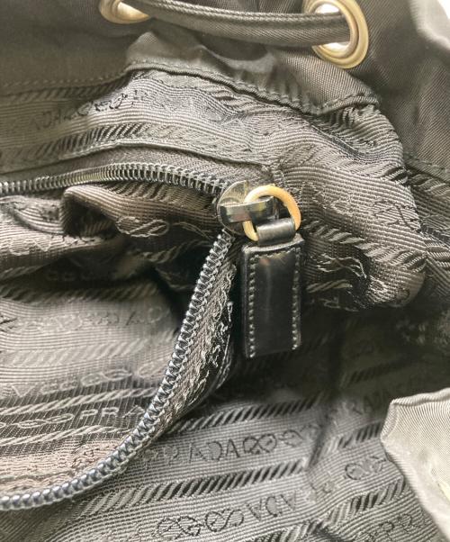 PRADA（プラダ）PRADA (プラダ) ナイロンバックパック ブラックの古着・服飾アイテム