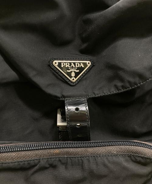 PRADA（プラダ）PRADA (プラダ) ナイロンバックパック ブラックの古着・服飾アイテム