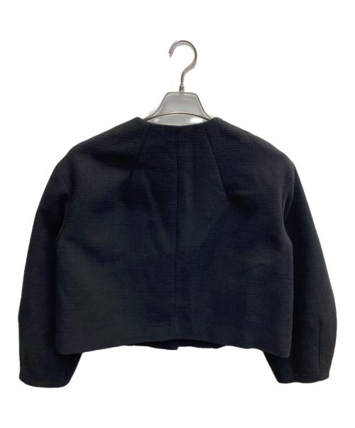 UNITED ARROWS（ユナイテッドアローズ）UNITED ARROWS (ユナイテッドアローズ) ツイード メタルボタン ショート ジャケット ネイビー サイズ:38の古着・服飾アイテム