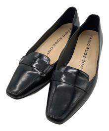 FABIO RUSCONI（ファビオルスコーニ）の古着「フラットパンプス」｜ブラック