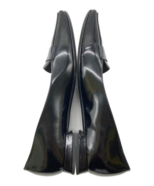 FABIO RUSCONI（ファビオルスコーニ）FABIO RUSCONI (ファビオルスコーニ) フラットパンプス ブラック サイズ:36.5の古着・服飾アイテム