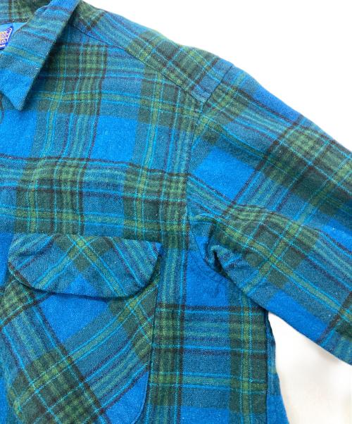 PENDLETON（ペンドルトン）PENDLETON (ペンドルトン) 60’Sネルシャツ ネイビー サイズ:XLの古着・服飾アイテム