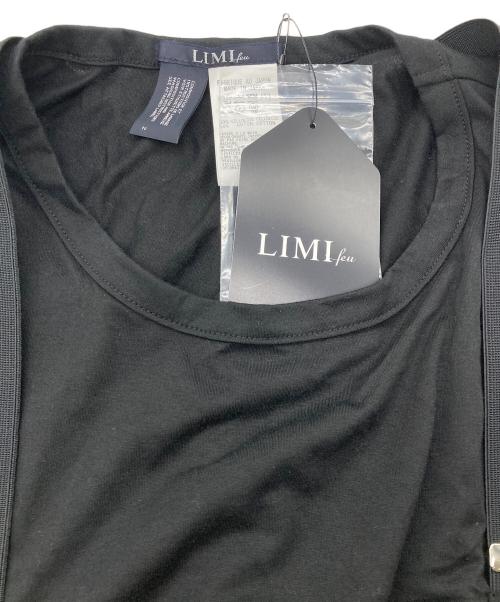 LIMI feu（リミフゥ）LIMI feu (リミフゥ) PLAIN STITCH SUSPENDER TANK TOP ブラック サイズ:M 未使用品の古着・服飾アイテム