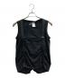LIMI feu（リミフゥ）の古着「PLAIN STITCH SUSPENDER TANK TOP」｜ブラック