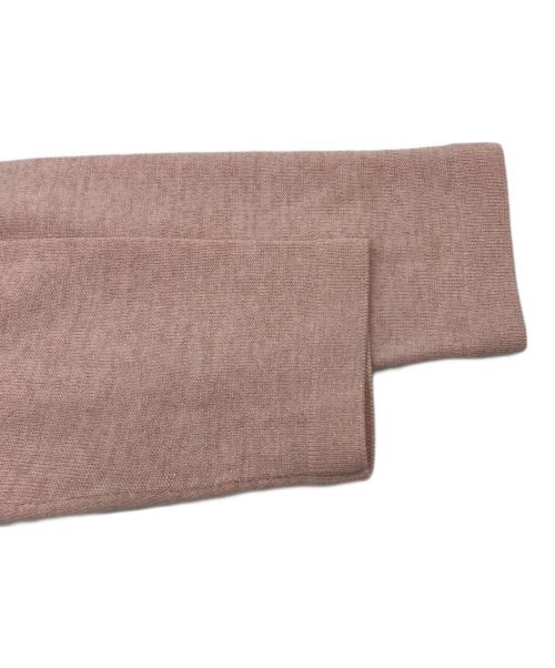 NOLLEY'S sophi（ノーリーズソフィー）NOLLEY'S sophi (ノーリーズソフィー) W混ラメクルーネックカーディガン ピンク サイズ:36 未使用品の古着・服飾アイテム