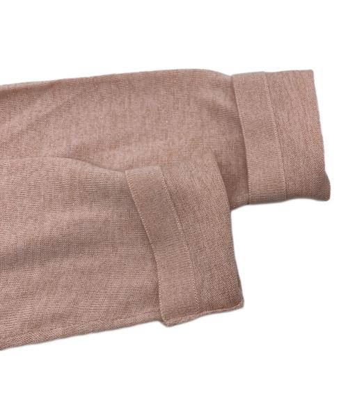 NOLLEY'S sophi（ノーリーズソフィー）NOLLEY'S sophi (ノーリーズソフィー) W混ラメクルーネックカーディガン ピンク サイズ:36 未使用品の古着・服飾アイテム