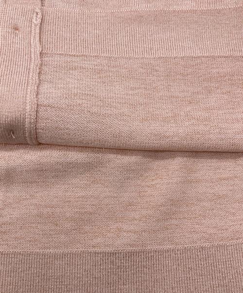 NOLLEY'S sophi（ノーリーズソフィー）NOLLEY'S sophi (ノーリーズソフィー) W混ラメクルーネックカーディガン ピンク サイズ:36 未使用品の古着・服飾アイテム