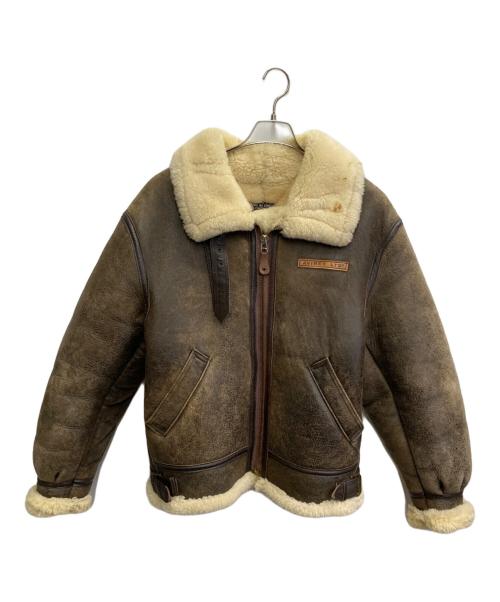 AVIREX（アヴィレックス）AVIREX (アヴィレックス) B-3ムートンフライトジャケット ブラウン サイズ:38の古着・服飾アイテム