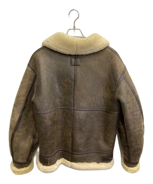 AVIREX（アヴィレックス）AVIREX (アヴィレックス) B-3ムートンフライトジャケット ブラウン サイズ:38の古着・服飾アイテム