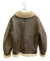 AVIREX (アヴィレックス) B-3ムートンフライトジャケット ブラウン サイズ:38：20000円