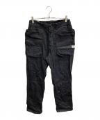 SASSAFRASササフラス）の古着「CULTIVATOR PANTS(11oz Denim-BLACK)」｜グレー