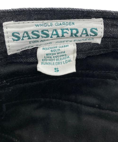 SASSAFRAS（ササフラス）SASSAFRAS (ササフラス) CULTIVATOR PANTS(11oz Denim-BLACK) グレー サイズ:Sの古着・服飾アイテム