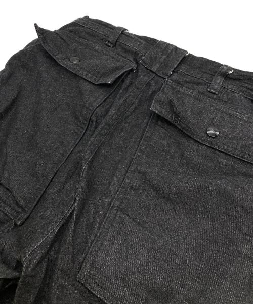 SASSAFRAS（ササフラス）SASSAFRAS (ササフラス) CULTIVATOR PANTS(11oz Denim-BLACK) グレー サイズ:Sの古着・服飾アイテム